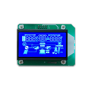Segment code Bildschirm Treiber IC HT1621 ROHS OEM & ODM LCD Werks-TN blau einfarbiges LCD-Display 7-Segment-Anzeige - Product Image 1