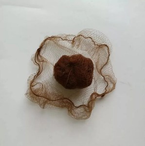 Kunden spezifisches Logo fünf farbiges 20-Zoll-Nylon unsichtbares Haarnetz, elastisches Seiten netz Haarnetz, Haars tyling Einweg-Haarnetz - Product Image 3
