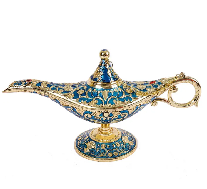 유럽식 금속 알라딘 마술 램프 수공예 retro 창조적인 가정 포도주 내각 훈장 선물
