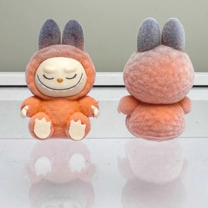 Mini Gradient Color Labubu Bear <strong>Plush</strong> Toy Handmade DIY Decoration Embroidered Vinyl Modified Doll Pendant for Stress Relief - Product Image 4