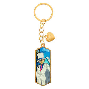 Stokta özel Logo tasarımı Metal anahtarlık Anime Conan 3d anahtarlık - Product Image 4