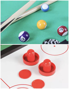 1.4M <strong>Multi</strong>-<strong>functional</strong> <strong>Game</strong> <strong>Table</strong> Indoor <strong>Multi</strong> Combination Billiard <strong>Table</strong> Wooden Combo <strong>Game</strong> <strong>Table</strong> 8 in 1 <strong>with</strong> All Accessoires - Product Image 5