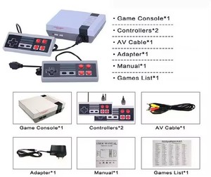 ミニTVゲームプレーヤー128Mメモリ620ゲームコンソールビデオハンドヘルドNESゲーム用コンソールハンドヘルド小売ボックス付き - Product Image 5