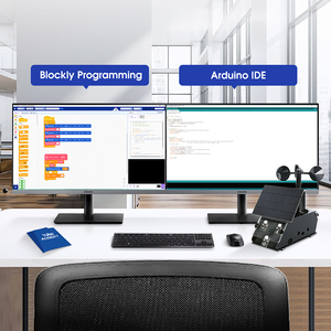 ACEBOTT IOT Wetters tation Starter Kit Wind geschwindigkeit Temperatur Luft feuchtigkeit überwachung Wetter vorhersage und Barometer für ESP32 Arduino