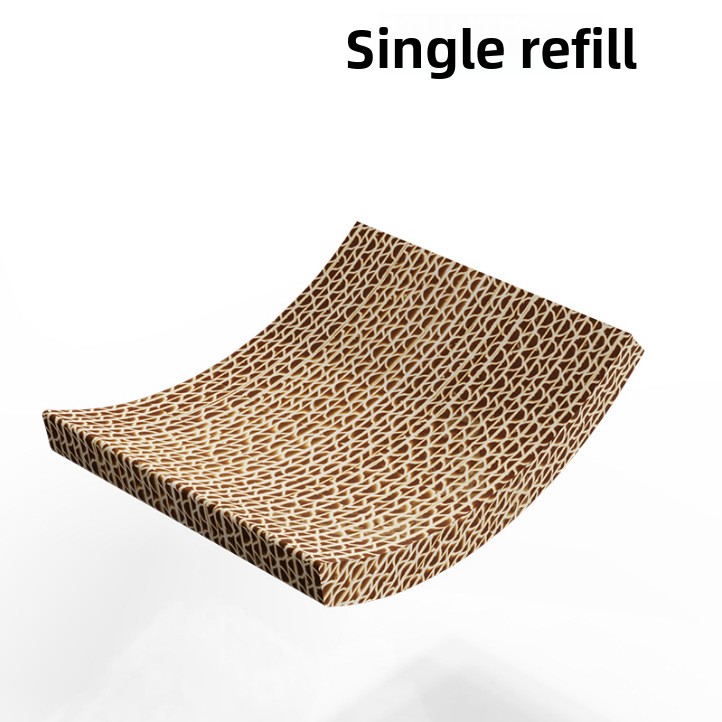 Brown Moon-shaped catch plate groove core, upper part
