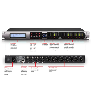 AD306 3 <strong>Input</strong> 6 OutputSpeaker Management Speaker Sound System Professional DSP Digital Effector Audio Processor - Product Image 4