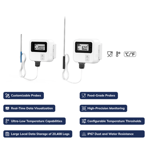 -200&#8451;~200&#8451; Electronic <strong>Temperature</strong> Scanner Recorder <strong>Bluetooth</strong> Indicators Rtd Pt100 Probe <strong>Temperature</strong> Sensor <strong>Data</strong> <strong>Logger</strong> - Product Image 3