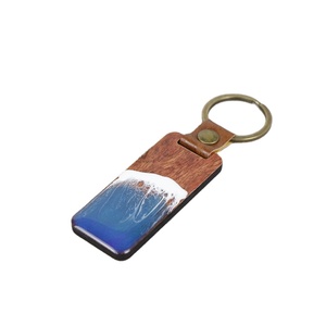 Keyholder Seawave tasarım Hawaii promosyon hediye anahtarlık ile özelleştirilmiş ceviz anahtarlık düzenlemek - Product Image 1