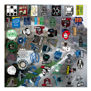 Классная программная программа для взлома прозрачные наклейки 3D UV transfer programming hack sticker