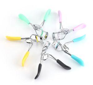 Basso MOQ OEM ODM occhio arricciacapelli produttore personalizzato nero ampio ciglia piegaciglia viola pettine in Silicone di plastica con spazzola a pettine - Product Image 5