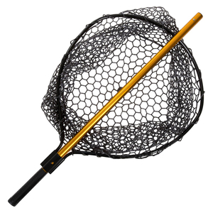 Hight sức mạnh nhôm telescoping Fishing Landing <span class=keywords><strong>net</strong></span> với cao su mềm hạ cánh <span class=keywords><strong>Net</strong></span> - Product Image 1