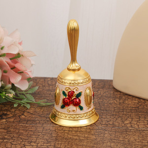 Fashion Elegant Souvenir Gift Metal Zinc Alloy Handbell Restaurant Dinner <strong>Bell</strong>