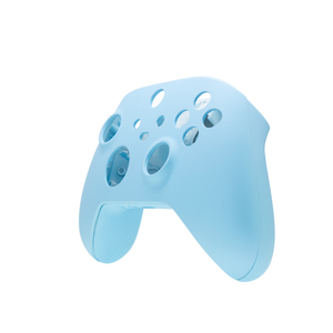 Xbox serisi X S için katı açık mavi tam Set ön ve arka kapak yan ray Shell kılıf denetleyici ön Faceplate - Product Image 5