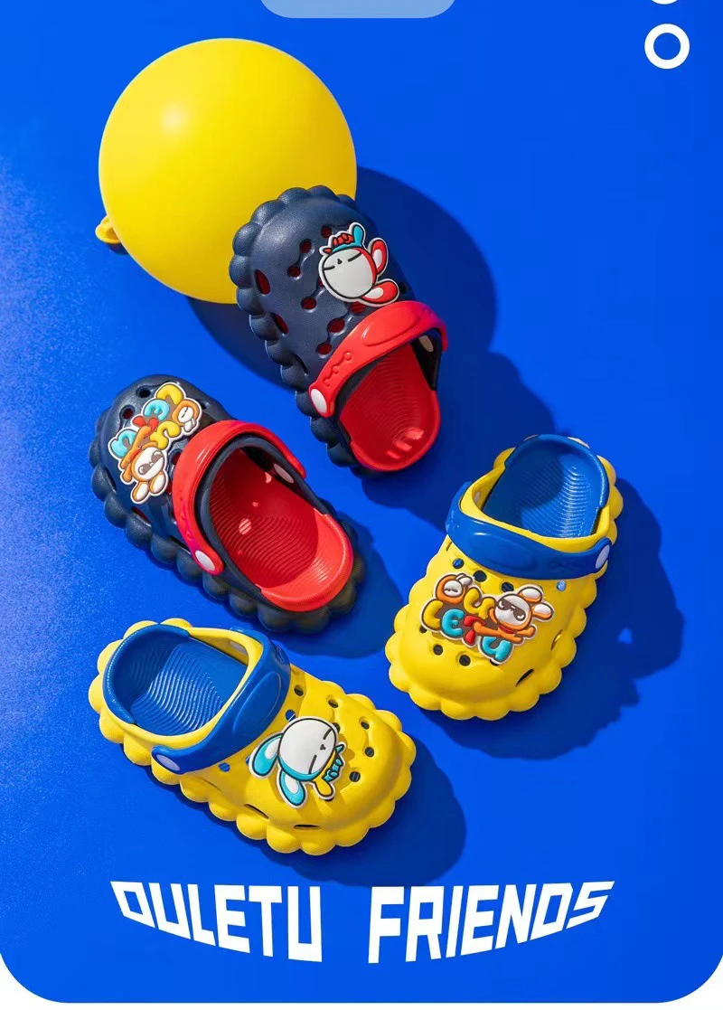 Cute Kids Slippers Clogs EVA Garden Beach Shoes Sandals Children Outdoor Slippers