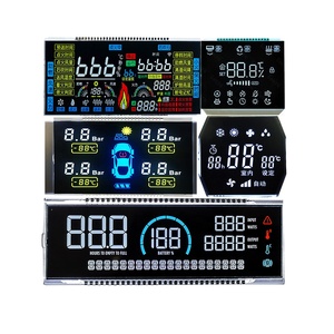 Hochwertiger großer VA-Schwarz-Farbbild schirm Kunden spezifisches Monochrom-Segment-LCD für Monitor-Controller-Geräte