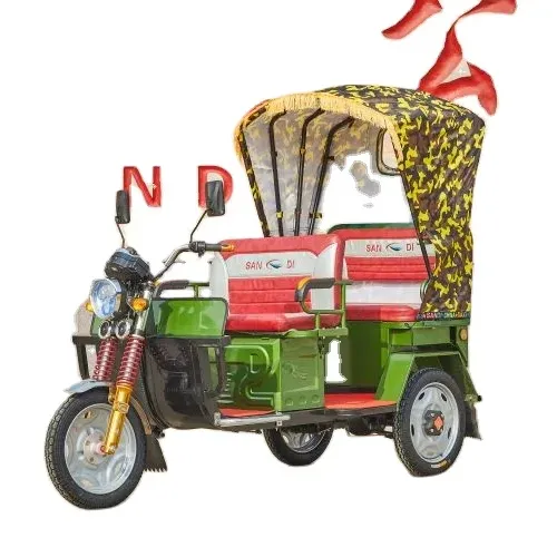 Güney asya'da sıcak satış düşük fiyat elektrikli yolcu üç tekerlekli bisiklet ve otomatik E Rickshaw