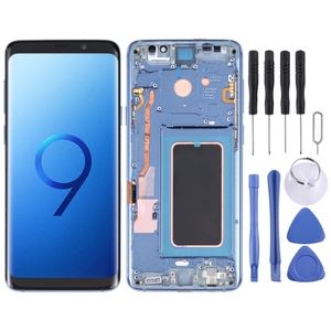 จอแอลซีดี AMOLED คุณภาพสูงพร้อมกรอบสำหรับ Galaxy S9 + / G965F /ds/G965U/G965W/G9650รับประกัน1ปี