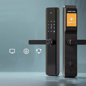 Tuya Wi-Fi Video Intercom Smart Türschloss mit HD-Kamera Sichtbarer Bildschirm App-Karten code Kompatibel mit Glas Aluminium Holztür - Product Image 2
