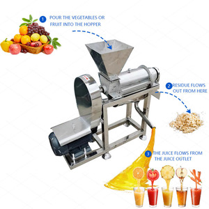 Meyve suyu makinesi meyve vida sıkacağı makinesi elma armut narenciye portakal suyu ekstraktör makinesi Despulpadoras De Frutas - Product Image 2