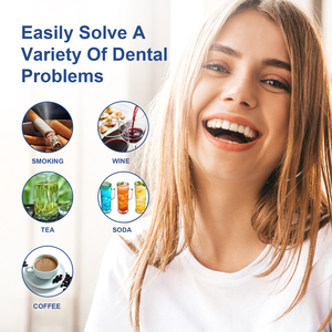 Medcodes 7 paires en gros multi-saveur végétalien enlever les taches de dents souffle rafraîchissant brillant dents blanchissant bandes pour les dents - Product Image 5