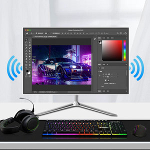 HúMEDO todo en uno PC Computadora de escritorio de 23,8 pulgadas 4-11th Gen Intel Core I3 I5 Juego completo de PC para juegos con CPU SSD ITZR OEM