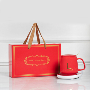 Factory Price Ceramics <strong>Cup</strong> Heating Pad Temperature Control Smart Coffee Mug <strong>Cup</strong> Warmer Pad With Gift Box