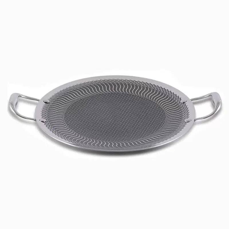 Assadeira antiaderente de aço inox 316 para acampamento ao ar livre, fogão de indução, fogão de palhetas, placa de favo de mel para churrasco