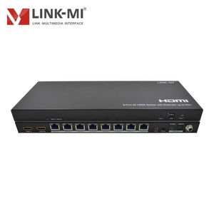 4K HDMI 1x8 Splitter Extender 60m con HDCP2.2 Soporte HDMI Splitter Over Cat5e/6 con 8 salidas para distribución 4K