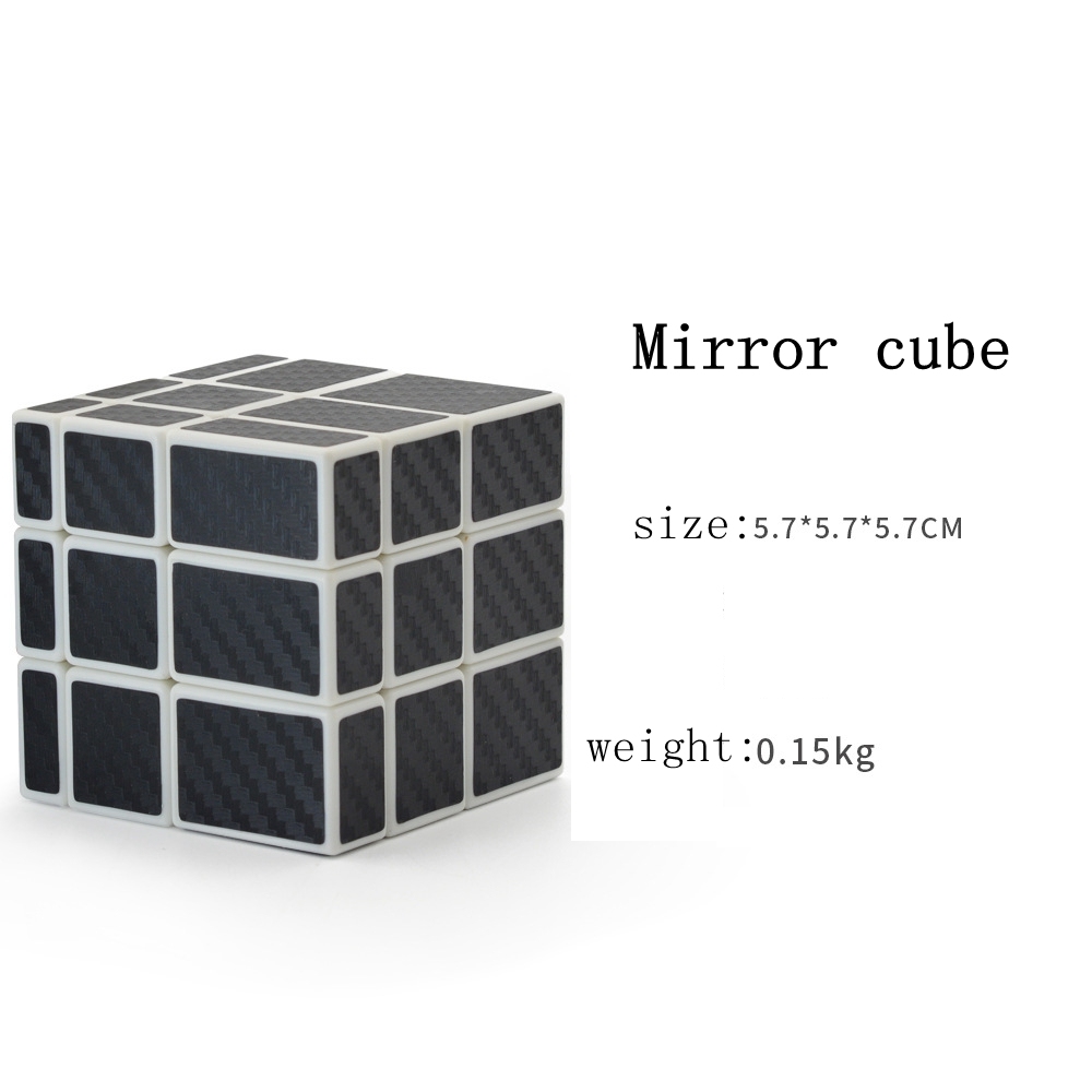 White mirror cube