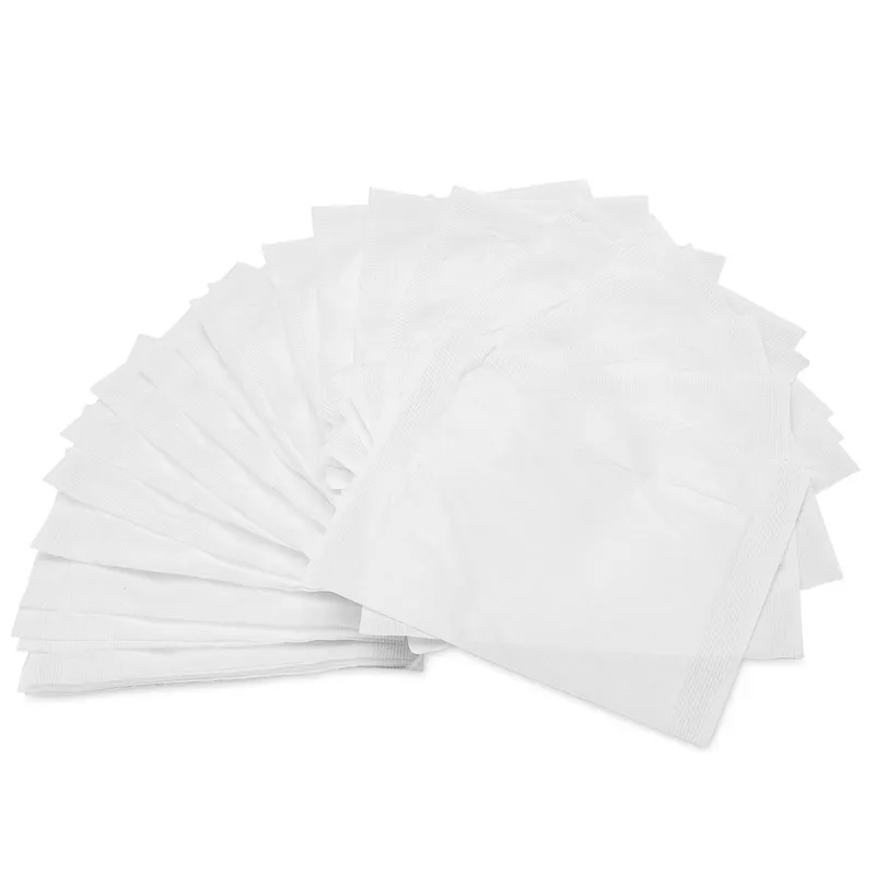 Sachets de thé en papier avec filtre thermoscellé, cordon de serrage, 100 pièces