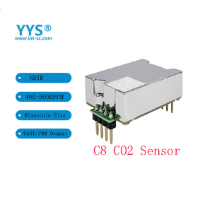 Doble canal 0-10000ppm UART CO2 Gas Sensor de dióxido de carbono Ndir Co2 Módulo de sensor para IAQ - Product Image 5