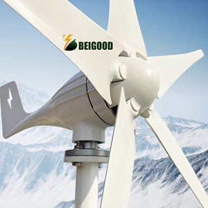 Rüzgar türbini 1kw yatay eksen rüzgar jeneratörü 12V 24V 48V PMG alternatörler rüzgar turbines leri jeneratör kontrolörü lityum pil - Product Image 6