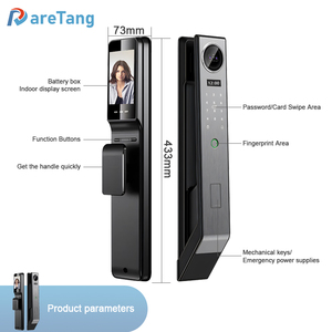 AF066 serratura Smart WiFi con riconoscimento 3dface App di controllo accesso senza chiave e Intercom Video in tempo reale Daretang Smart Lock - Product Image 5