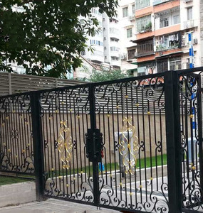 Bán Buôn Cổ Điển Truyền Thống Wrought Sắt Cổng Tùy Chỉnh Hiện Đại Giá Nhà Máy Chính Cổng - Product Image 4