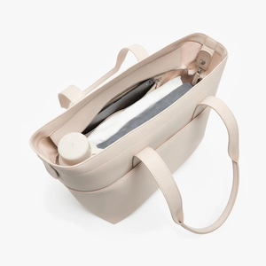 Bolso de mano informal de gran capacidad para mujer, ecológico, con tres asas, patrón de hilo de bolos multifuncional, cuerda con mango, uso diario - Product Image 5