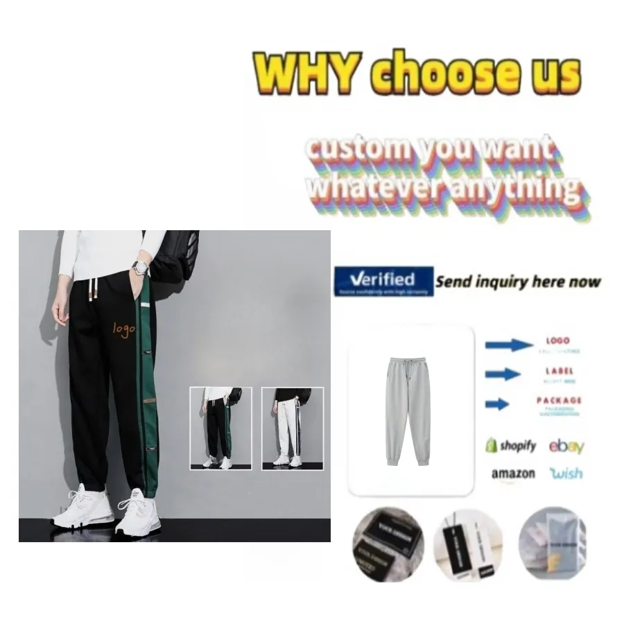 Người Đàn Ông Trẻ Trọng Lượng Thể Thao Mùa Xuân Mùa Hè Lỏng Cotton Giản Dị Quần Girded Chân Tracksuit Quần Người Đàn Ông