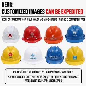 V-Hình Thoáng Khí Tùy Chỉnh Kỹ Thuật Mũ Cứng Tiêu Chuẩn Quốc Gia ABS Và HDPE Xây Dựng Trang Web An Toàn Mũ Bảo Hiểm - Product Image 2