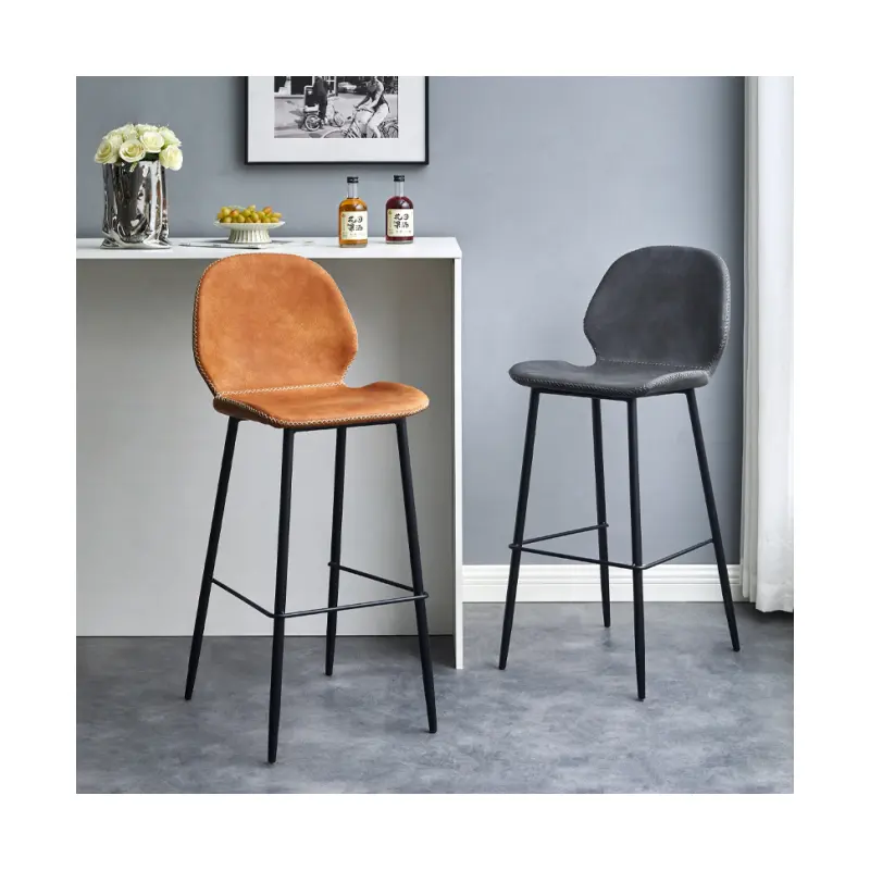 Cadeira de bar minimalista para casa, preço barato, banco de bar confortável, mobília nórdica para sala de jantar, cadeira alta personalizada
