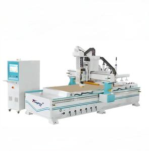 Máquina enrutadora de madera CNC ATC, nuevo Motor de anidamiento, sistema de descarga de carga, herramienta, método de alimentación para muebles de puerta de armario de cocina - Product Image 1