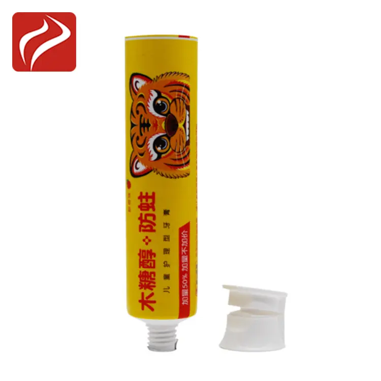 Recargable de plástico tubo de pasta de dientes exprimidor OEM vacía pasta de dientes tubo