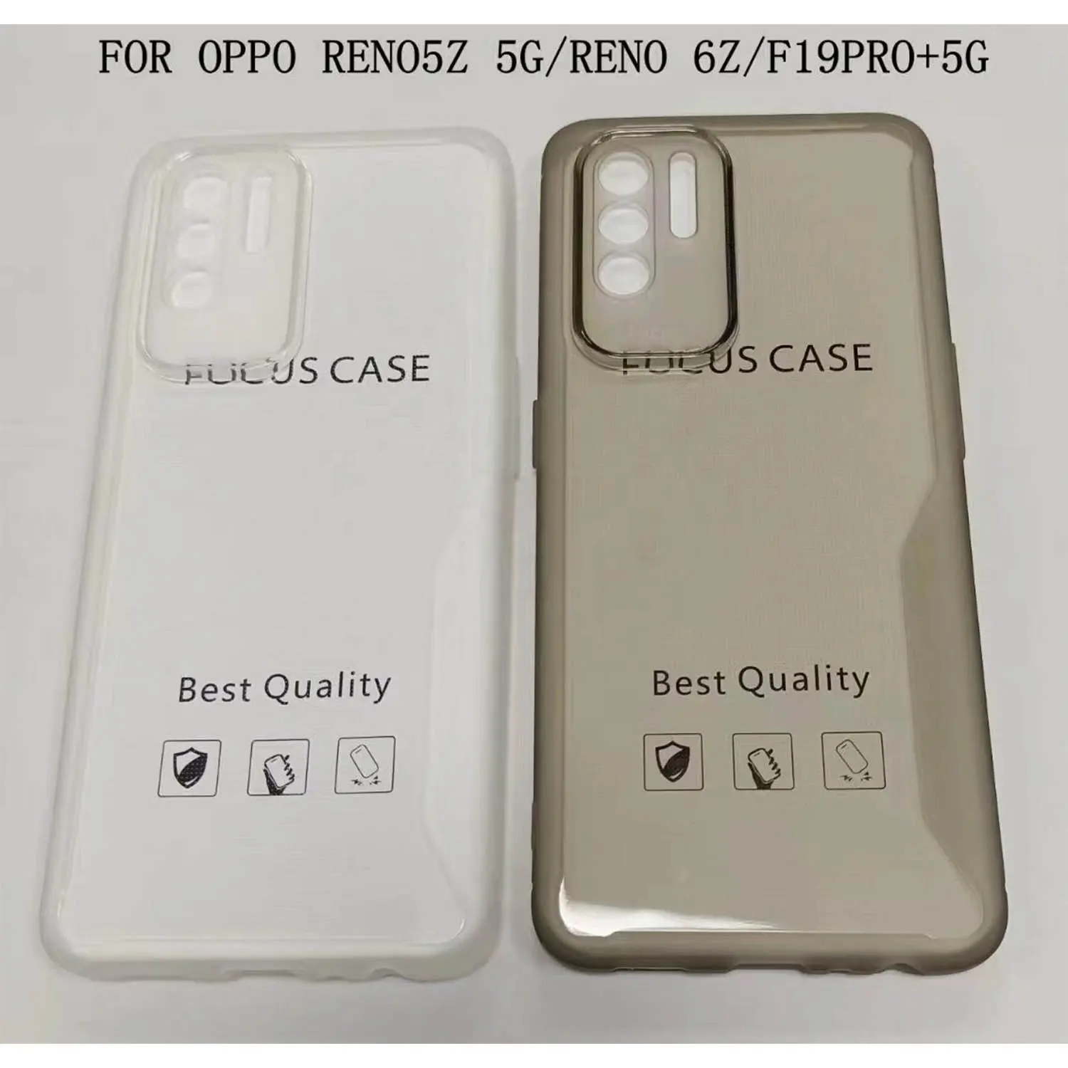 For reno 5Z 6Z 5G TPU Transparent phone case for oppo F19 pro cover clean case Wholesale mobile phone csae Customizable Order