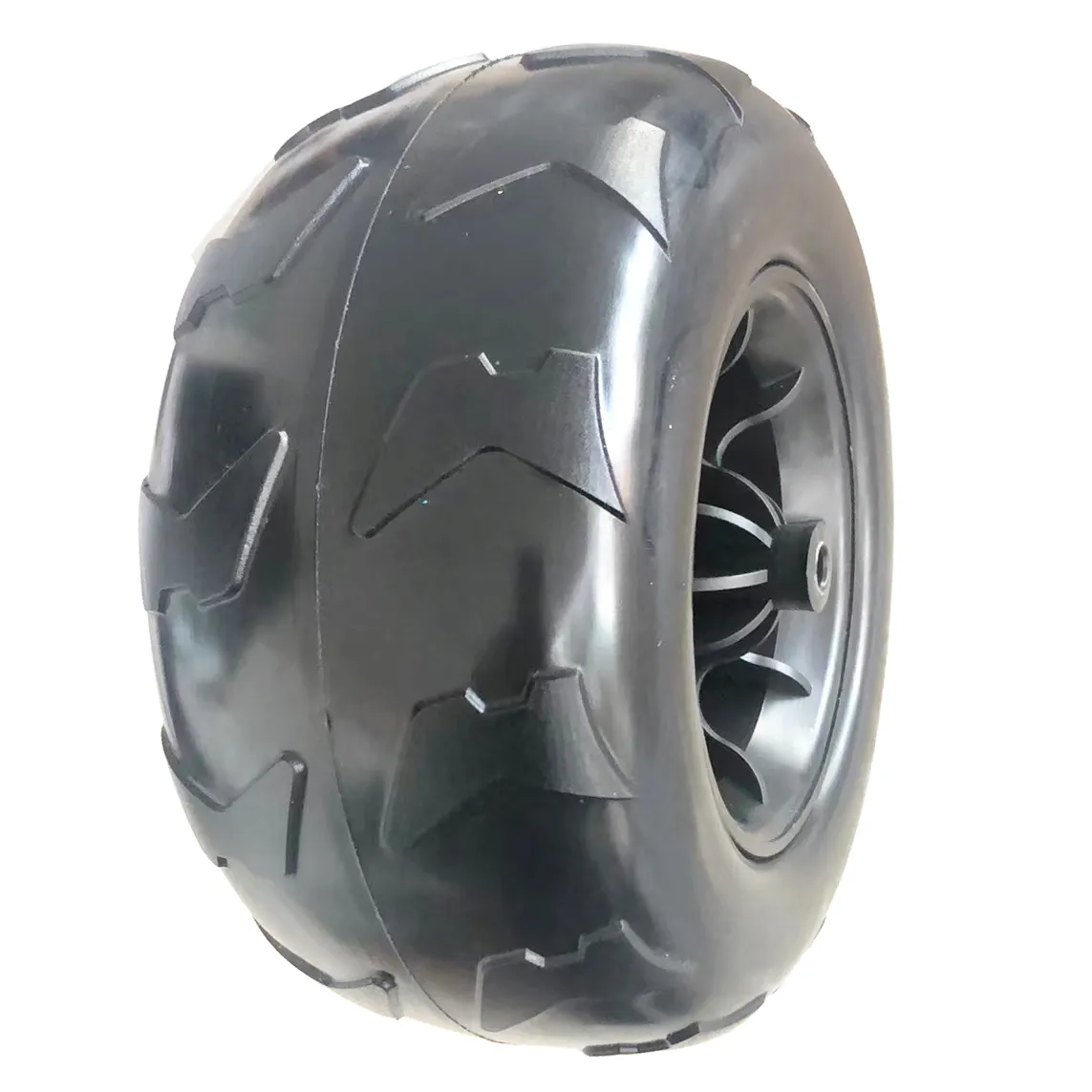 Nuevo neumático de espuma PU a prueba de pinchazos de 9 ", carrito de Kayak, canoa, rueda de repuesto, carrito de playa con ruedas de globo
