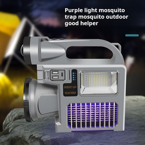Solar tragbare Taschenlampe Multifunktion lampe Display Outdoor Typ C Taschenlampe Großhandel
