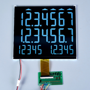 Custom 7 segmento COG Display LCD pannello con retroilluminazione a LED produttore fornito VA Mono modulo LCD - Product Image 2