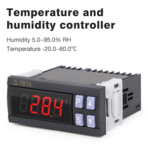 Termostato higrostato de 100-240Vac de fábrica con salidas de temporizador para bandeja de huevos, dos salidas de 16A, controlador de temperatura y humedad - Product Image 5