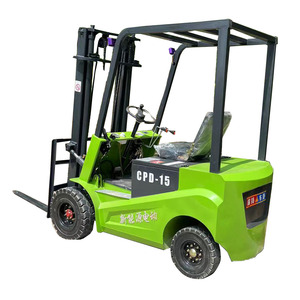 CE-geprüfte 4 X4 Hydraulic Lifting Batterie Laden und Entladen Gabelstapler Voll elektrischer Paletten stapler mit kleiner Handhabung - Product Image 5