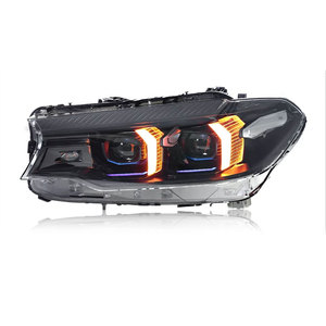 Suitable for 18-24 BMW <strong>5</strong> Series G30 Headlight Assembly G38 Modified Fang Style Daytime Running Light <strong>LED</strong> Steering Lens - Product Image 4