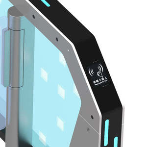Hochwertige RFID-Hochgeschwindigkeits-Gate-Zugangs kontrolle für Gebäude mit Drehkreuzen zur Erkennung biologischer Gesichts-und QR-Codes - Product Image 4