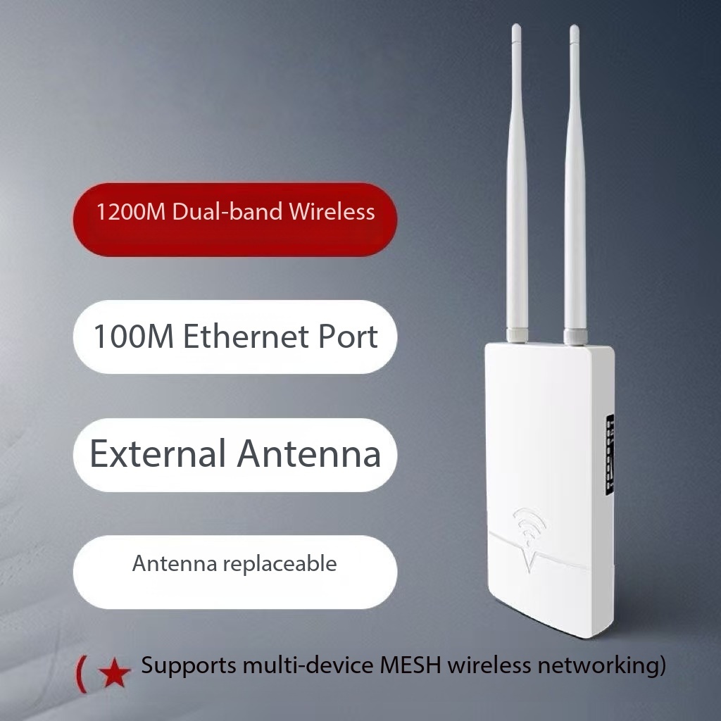 1200M Doble Banda (AP + Red MESH Inalámbrica)