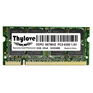 Thglove <strong>Memory</strong> RAM <strong>DDR2</strong> Notebook 2GB 800Mhz RAM PC2-5300s <strong>DDR2</strong> 2GB Notebook RAM 1.8V - Product Image 2